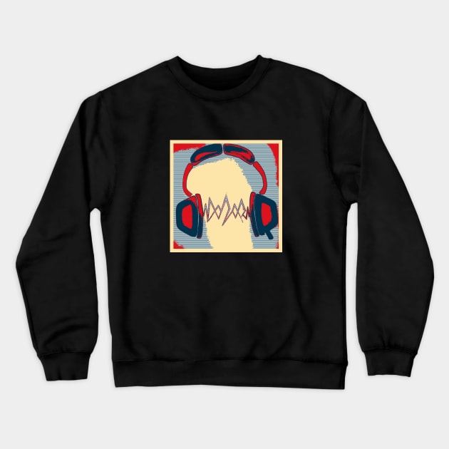 Headphone jack Crewneck Sweatshirt by DOORS project